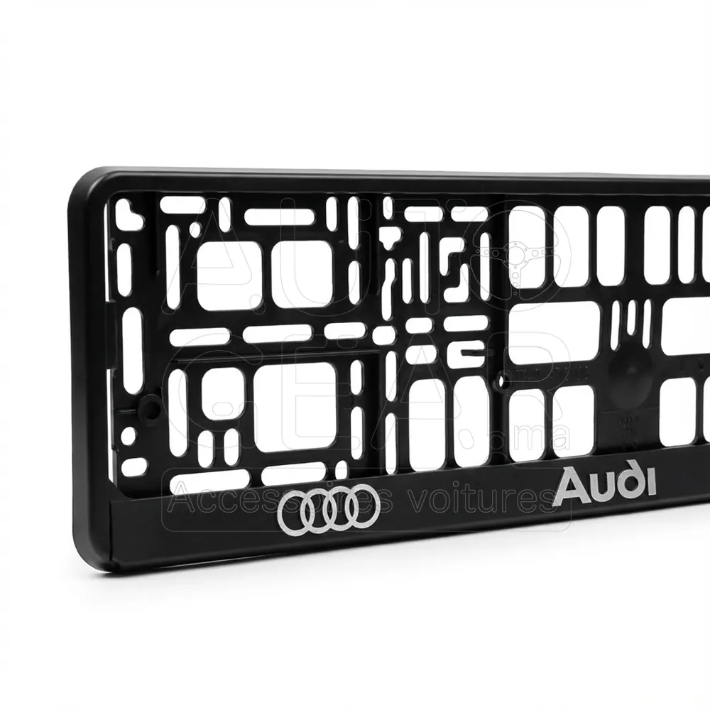Support de Plaque d'Immatriculation 3D Audi vue 3