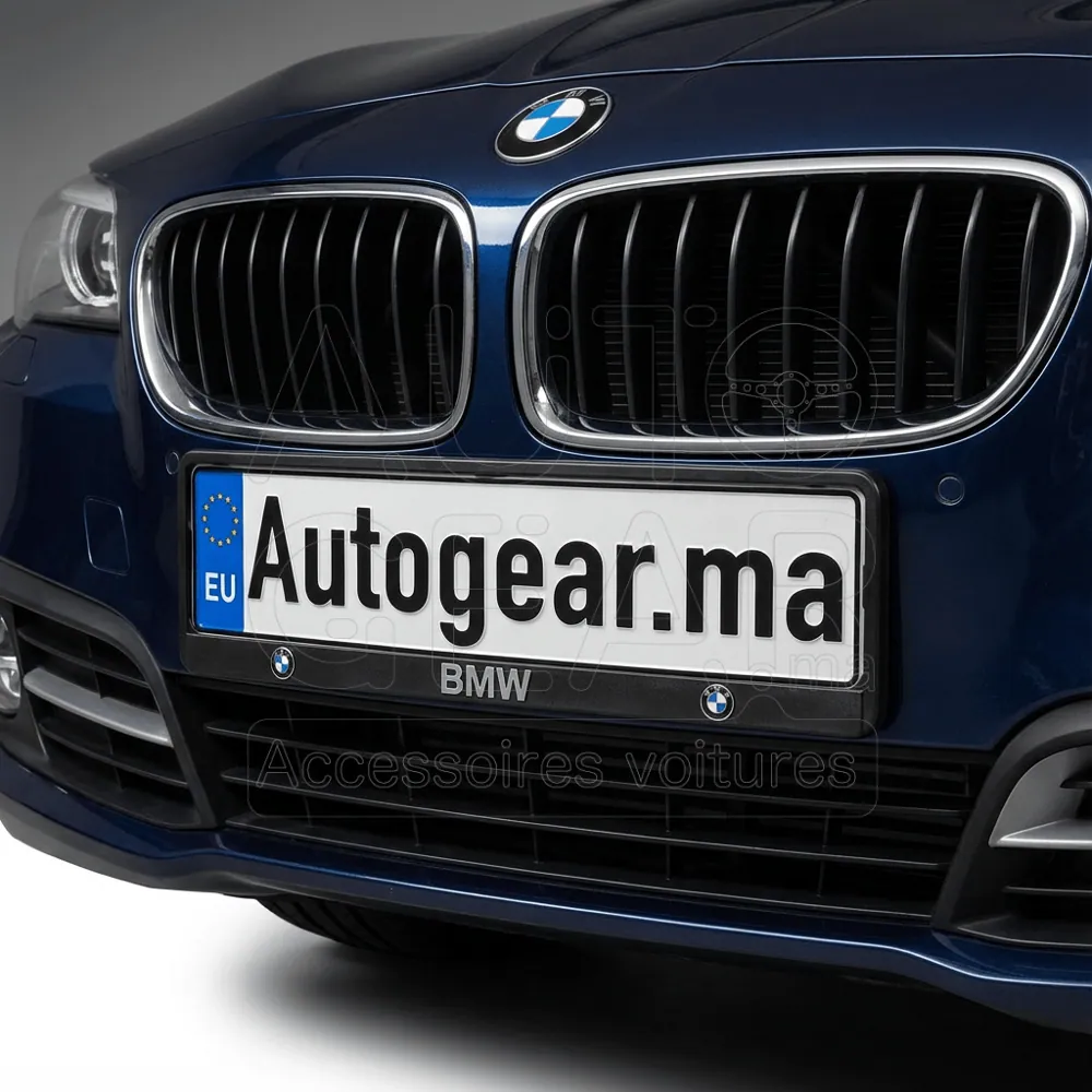 Support de Plaque d'Immatriculation 3D BMW vue 2