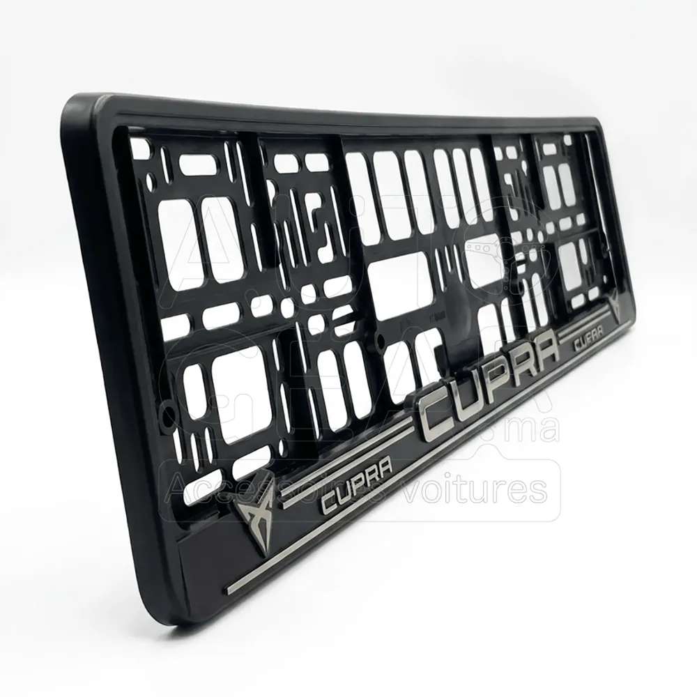 Support de Plaque d'Immatriculation 3D Cupra vue 3
