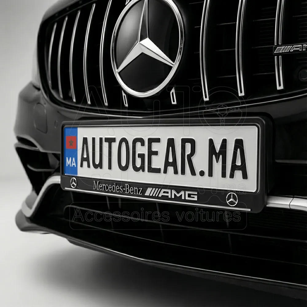 Support de Plaque d'Immatriculation 3D Mercedes-Benz AMG vue 2