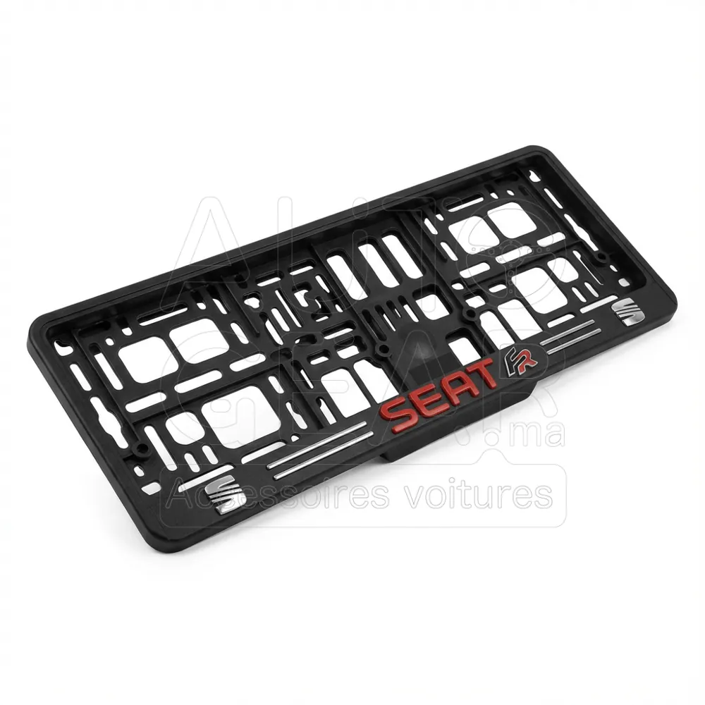 Support de Plaque d'Immatriculation 3D Seat FR vue 3