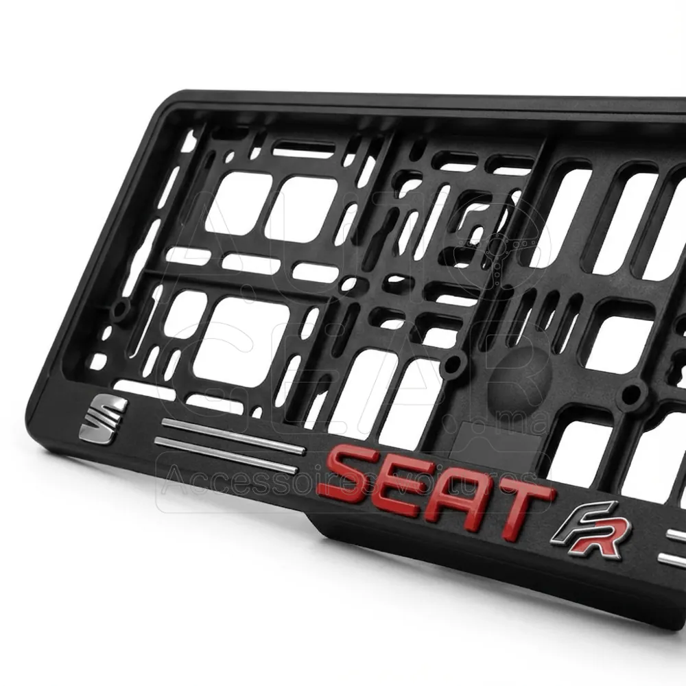 Support de Plaque d'Immatriculation 3D Seat FR vue 4