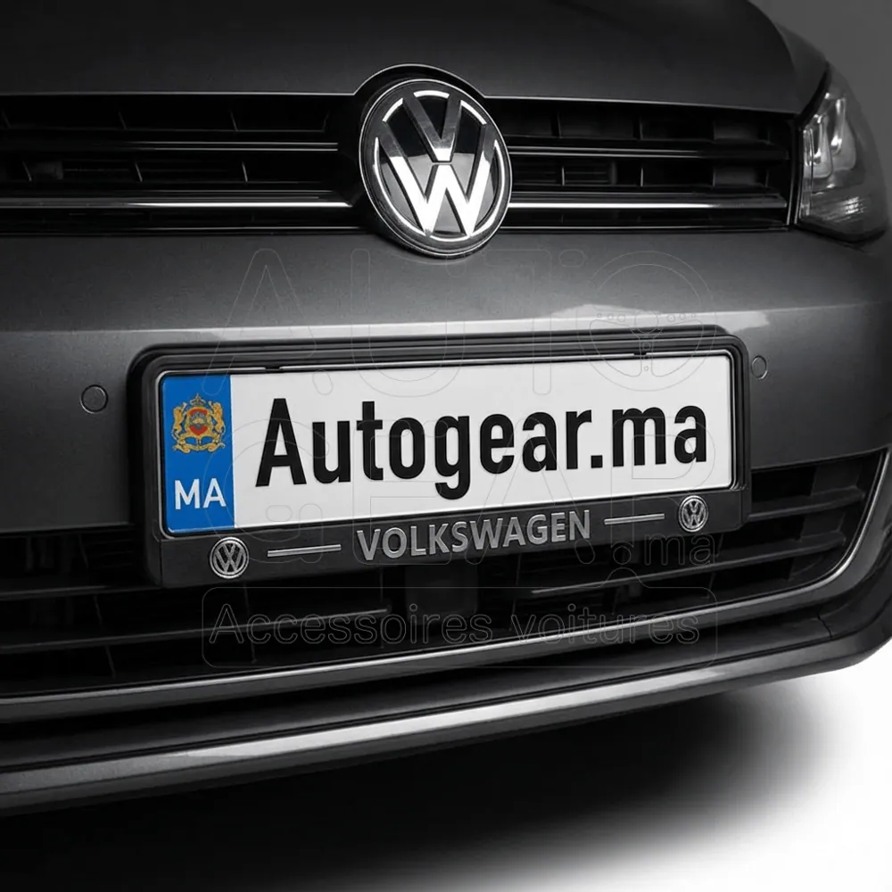 Support de Plaque d'Immatriculation 3D Volkswagen vue 2