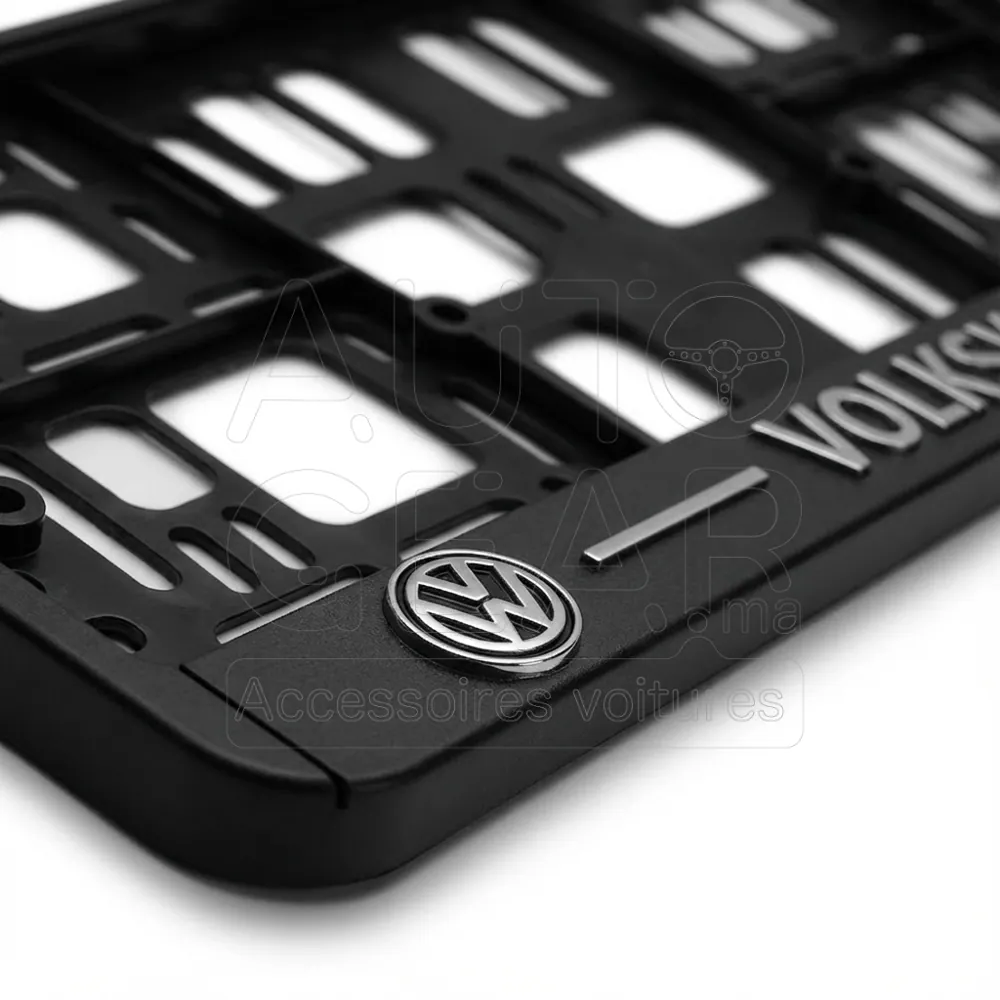 Support de Plaque d'Immatriculation 3D Volkswagen vue 3