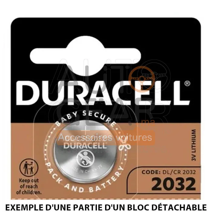 Pile Bouton Lithium Duracell CR2032 / DL2032 3V