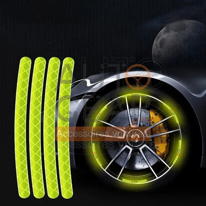 Autocollants pour Moyeu de Roue, Lot de 16