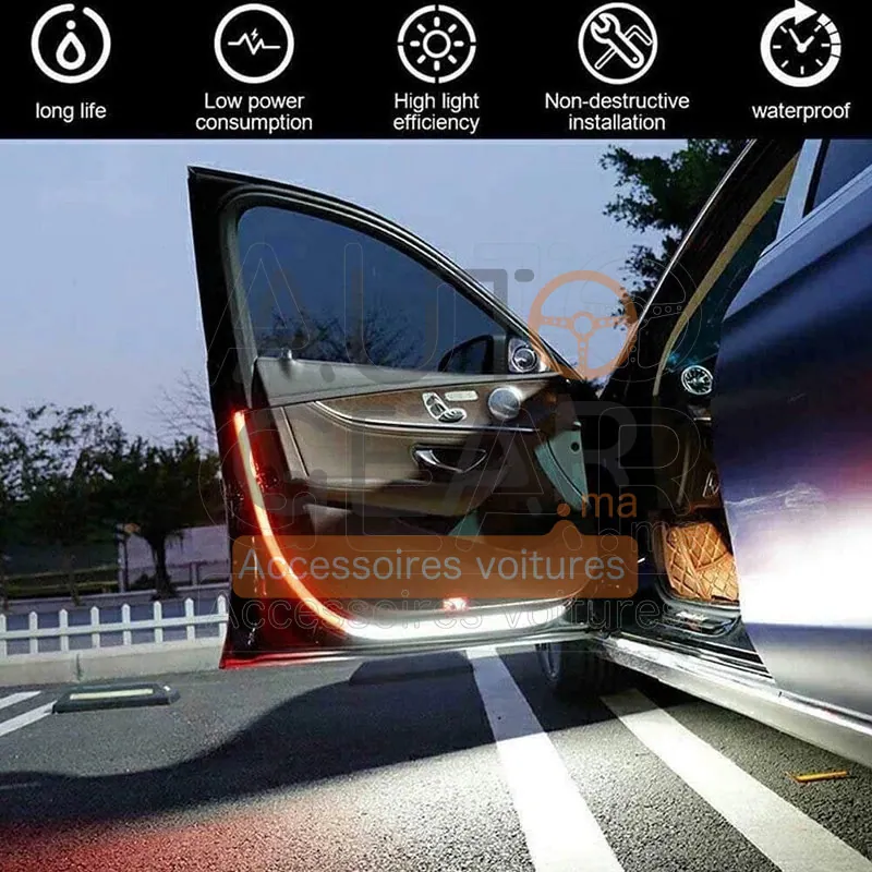 Bande LED Clignotante pour Ouverture de Portes