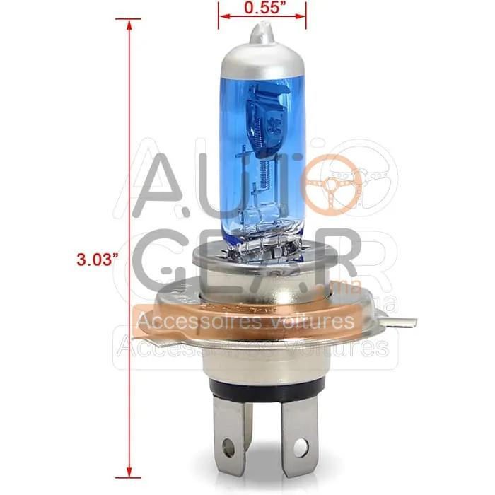Ampoules Halogène Xenon Super White H.O.D. 100W (Lot de 2) vue 4