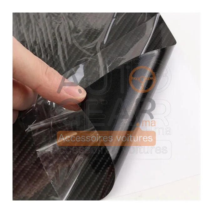 Autocollants Carbone 6D Glossy Voiture vue 3
