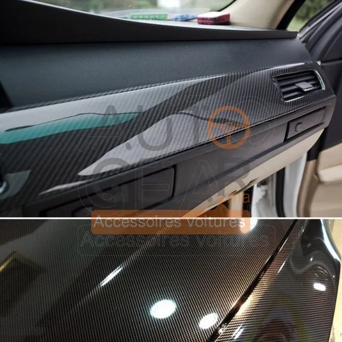 Autocollants Carbone 6D Glossy Voiture