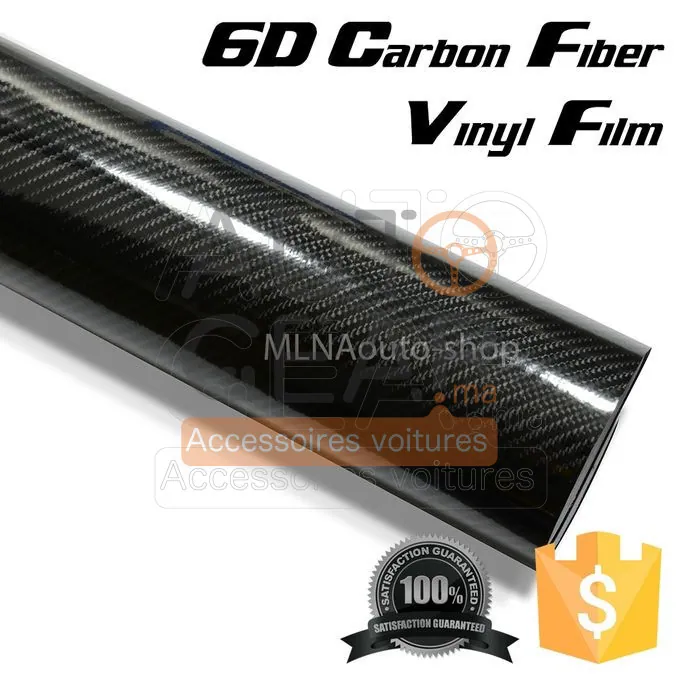 Autocollants Carbone 6D Glossy Voiture vue 4