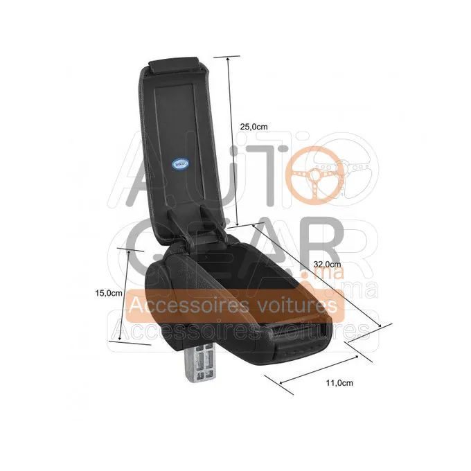 Accoudoir Central Original Renault Mégane 2 (2002-2009) vue 4