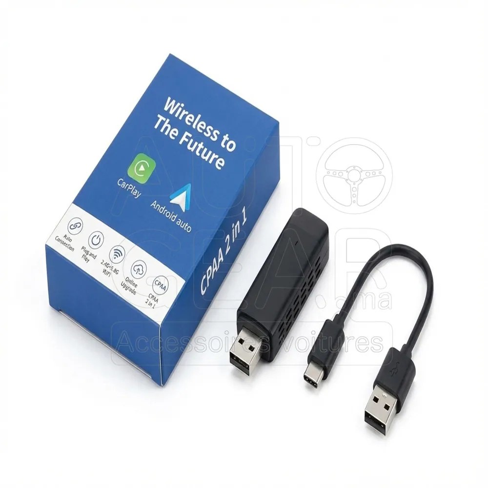 Adaptateur Sans Fil Voiture WiFi CarPlay/Android Auto CPAA
