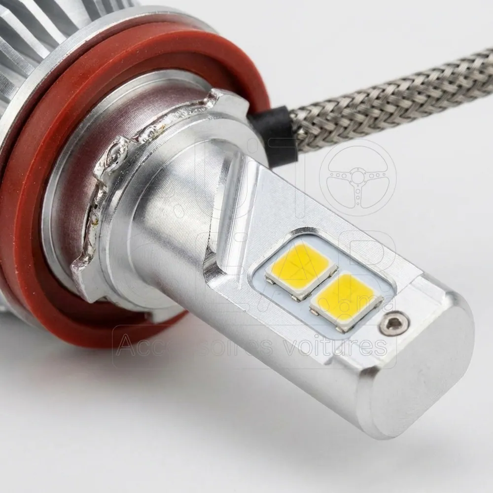 Ampoule LED Phare H4 6000K +300% de Luminosité vue 3
