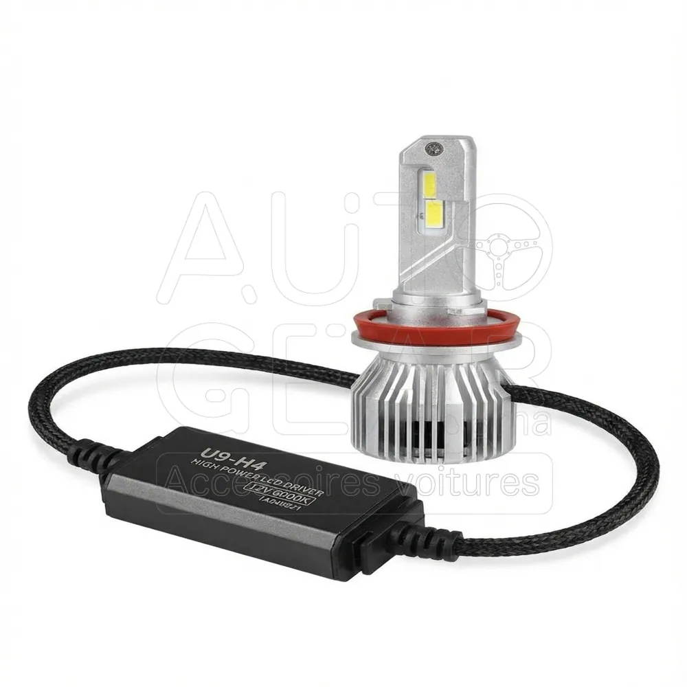 Ampoule LED Phare H4 6000K +300% de Luminosité