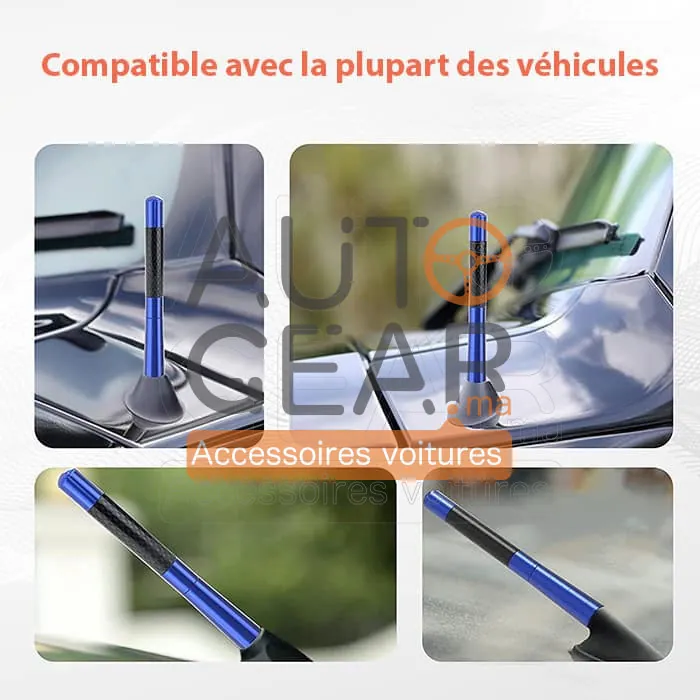 Antenne Courte Fibre de Carbone Universelle 12 cm vue 4
