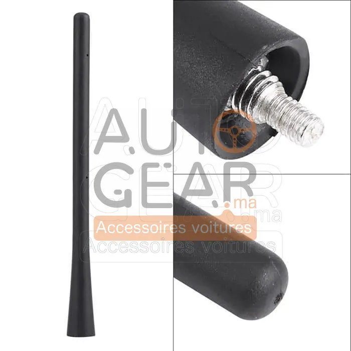 Antenne de toit courte universelle avec 2 vis vue 3