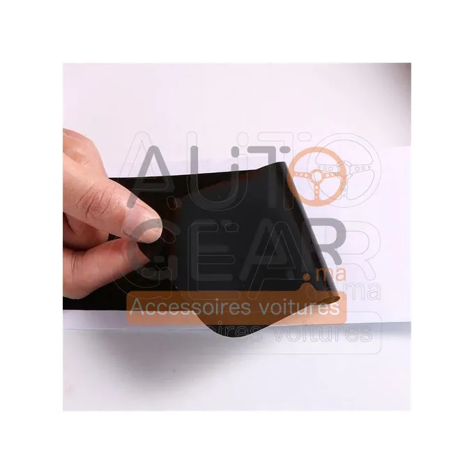 Autocollants de Porte Anti-Rayures Carbone 3D vue 3