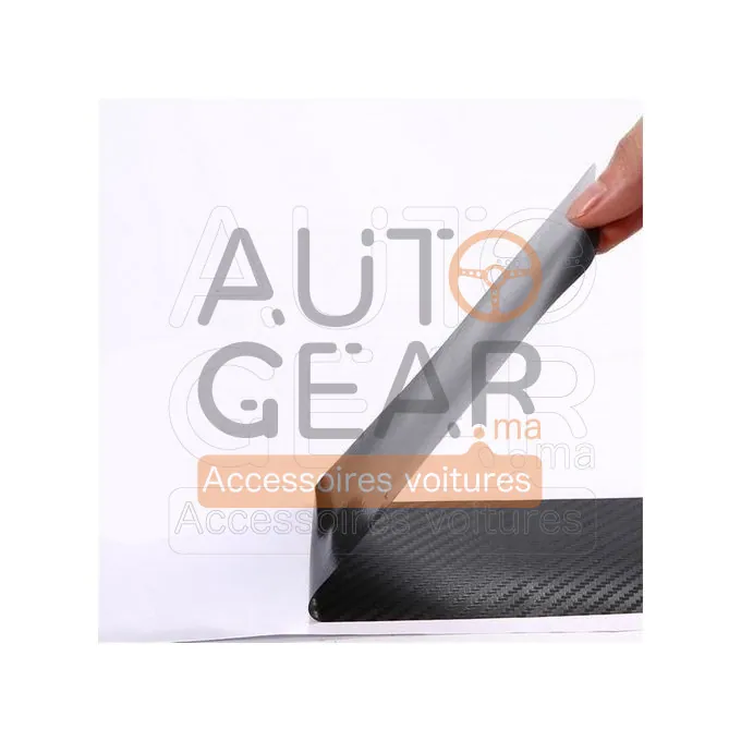 Autocollants de Porte Anti-Rayures Carbone 3D vue 4