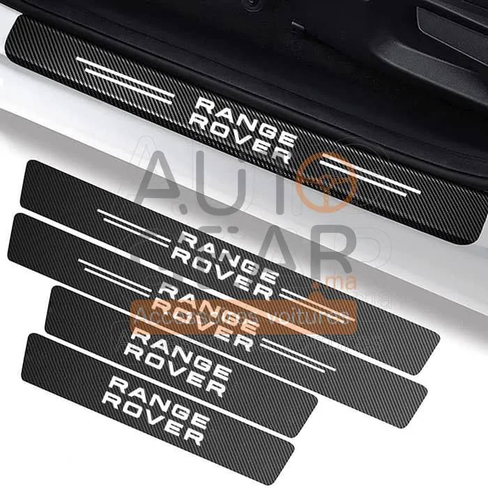 Autocollants de Porte Anti-Rayures Range Rover Fibre de Carbone vue 2