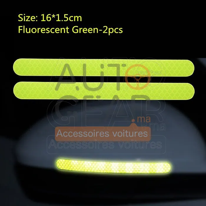 Autocollants Fluorescents pour Rétroviseur, Lot de 2 vue 4