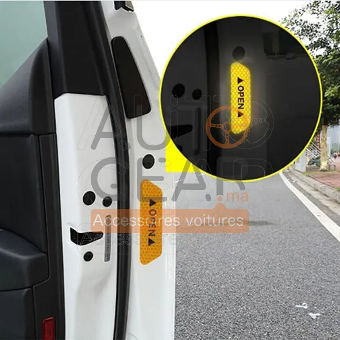Autocollants Fluorescents pour Voiture, Lot de 4 vue 4