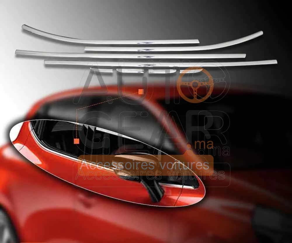 Baguette Chromée pour Fenêtres Renault Clio 4