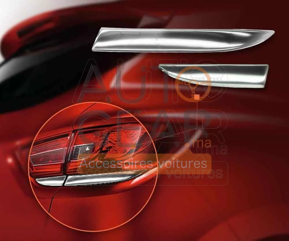 Baguette Chromée pour Feux Arrière Renault Clio 4