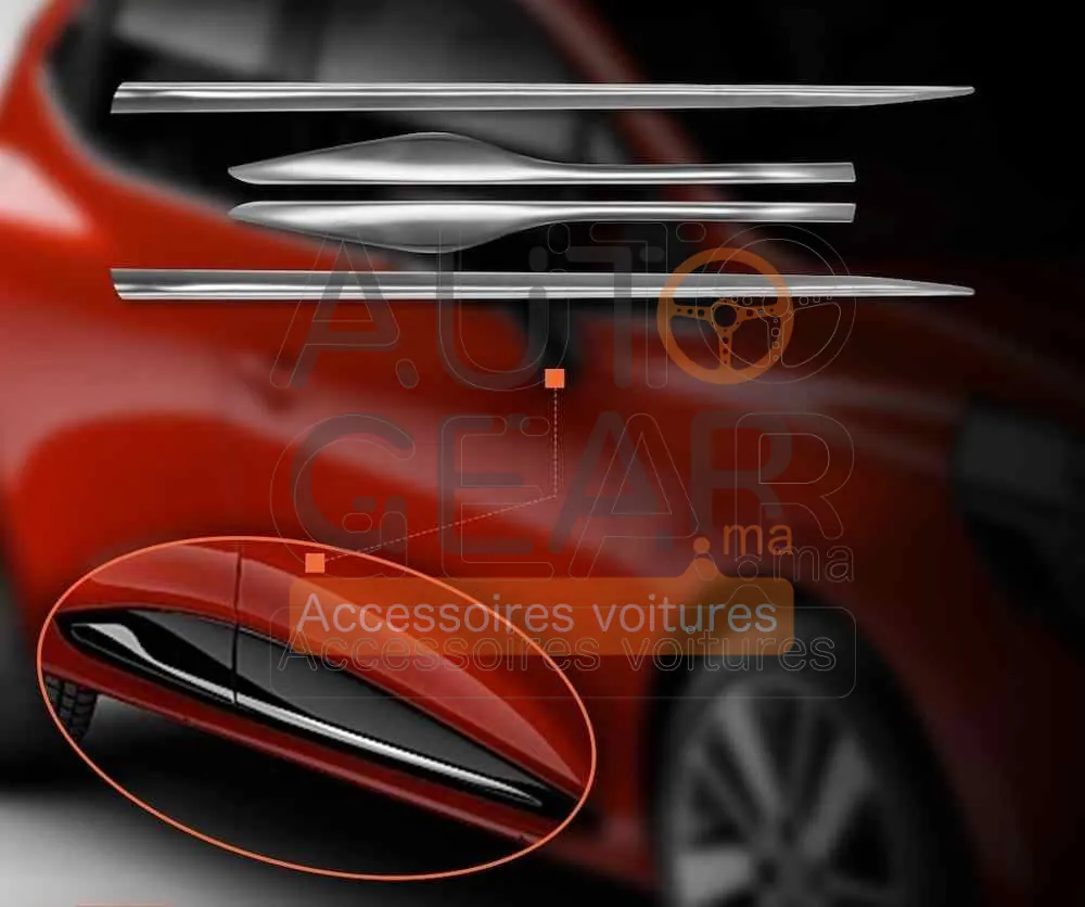 Baguette de Porte Chromée Renault Clio 4 vue 4