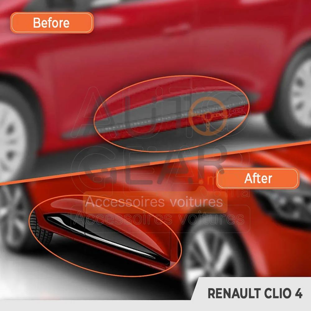 Baguette de Porte Chromée Renault Clio 4 vue 3