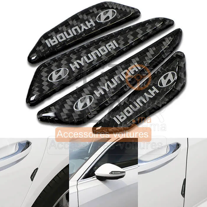 Bande de Protection de Porte de Voiture en Carbone