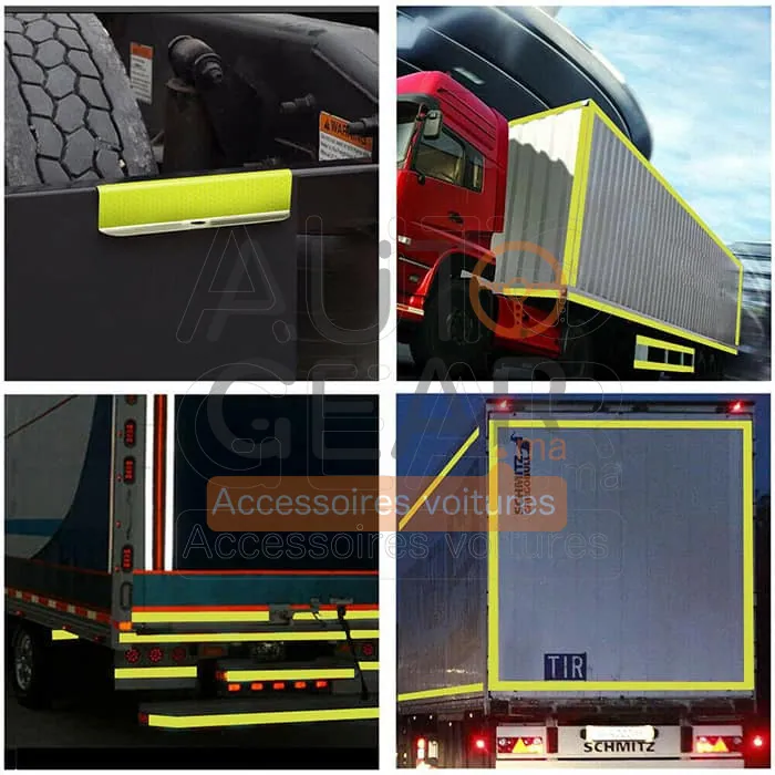 Bande Réfléchissante de Sécurité pour Voiture et Camion 50m vue 2