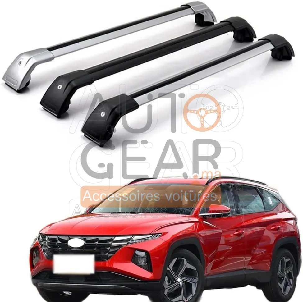 Barres de Toit Transversales Hyundai Tucson (2021-2025) Aluminium 135cm