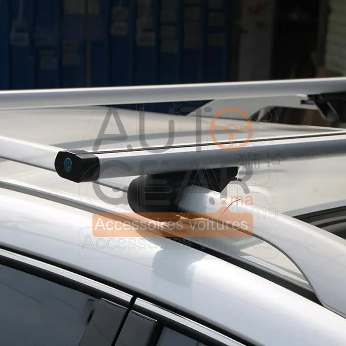 Barres de toit transversales universelles 135 cm aluminium vue 4