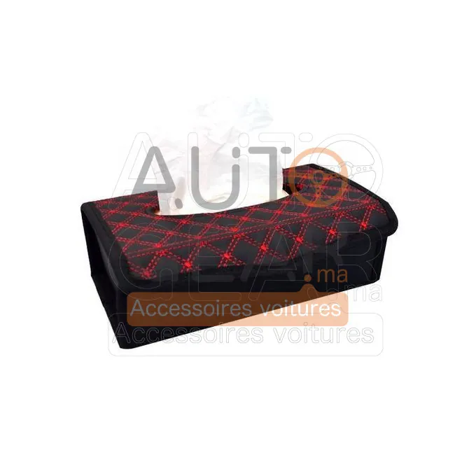 Boîte à Mouchoirs en Cuir pour Voiture et Bureau