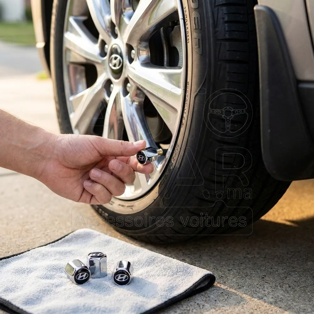 Bouchons de Valve Chrome Hyundai vue 2