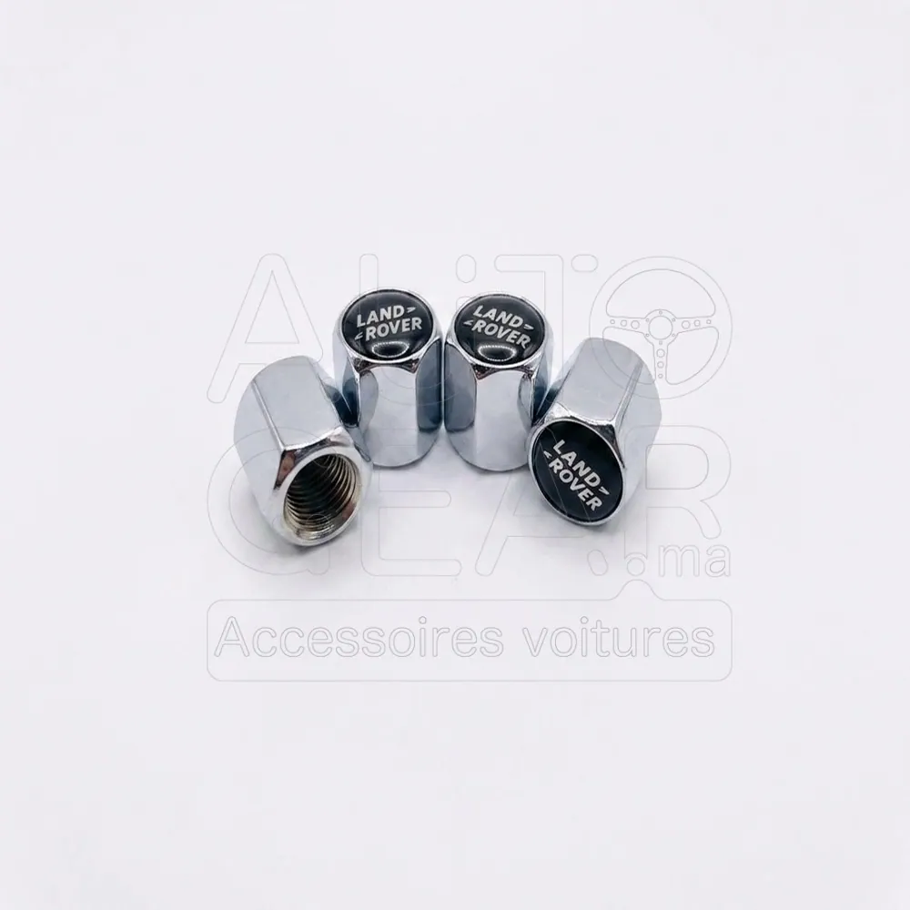 Bouchons de Valve Land Rover Chromés