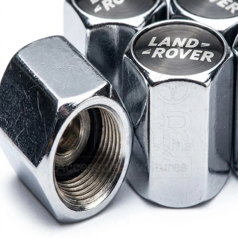 Bouchons de Valve Land Rover Chromés vue 3