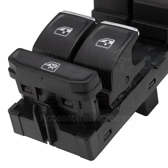 Bouton Lève-Vitre Chromé Volkswagen Golf 7 / Seat Leon vue 3