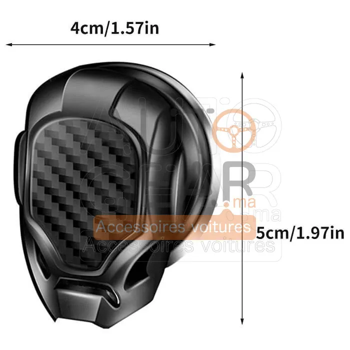 Cache Bouton Start/Stop Noir vue 2