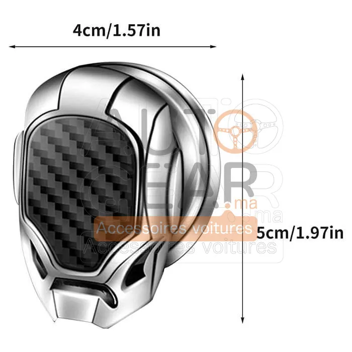 Cache Bouton Start/Stop Argent vue 2