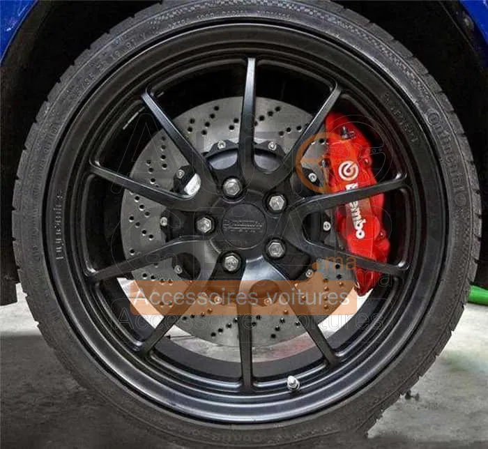 Cache Intérieur de Frein à Disque Inox Style Brembo (2 Pcs)