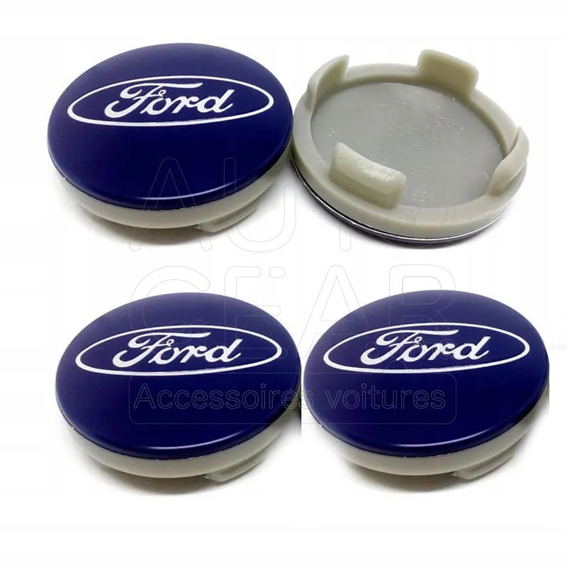 Cache-Moyeu 53 mm pour Jante Aluminium Ford vue 3