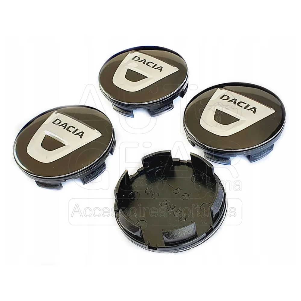 Cache-Moyeu Dacia 60mm pour Jante Aluminium