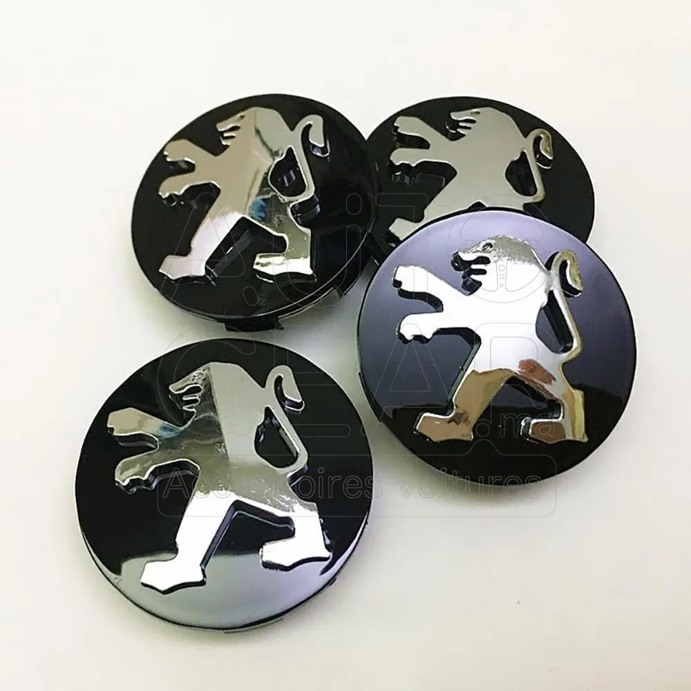 Cache-Moyeu Peugeot 3D 60mm pour Jante Aluminium vue 4