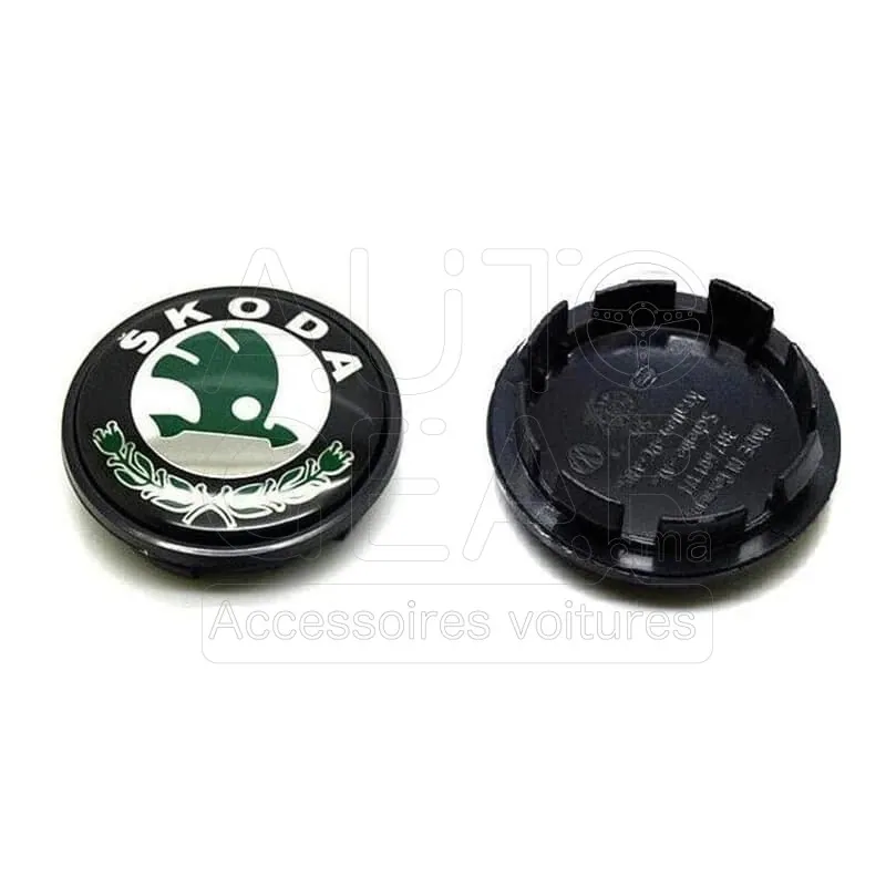 Cache-Moyeu Skoda 56mm pour Jante Aluminium vue 3