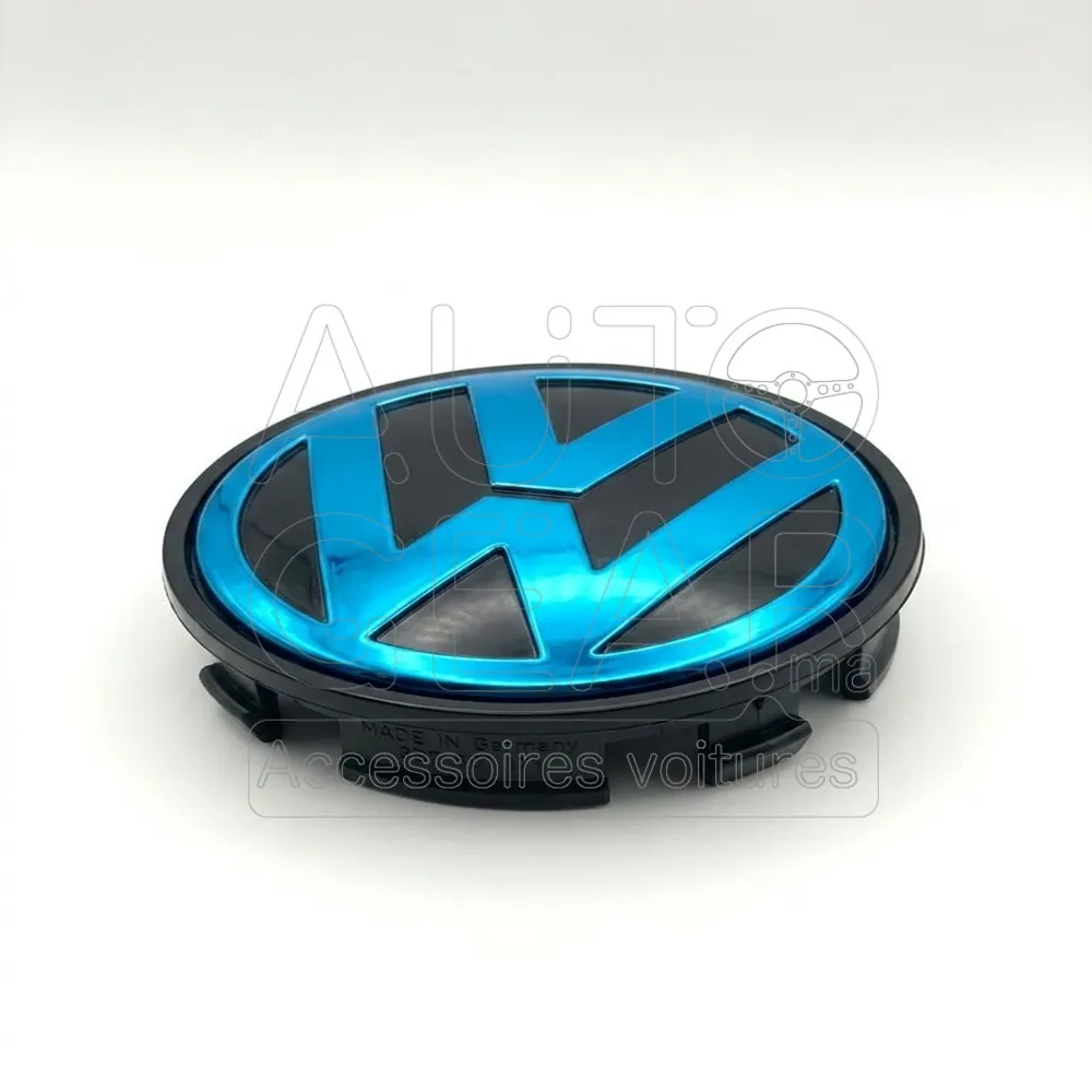 Cache-Moyeu Volkswagen Noir 65mm