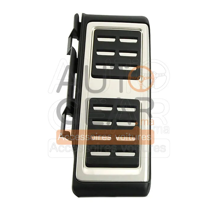 Cache-Pédales Inox Repose-Pied et Frein VW Golf 7 Leon Octavia A3 (3 Pcs) vue 2