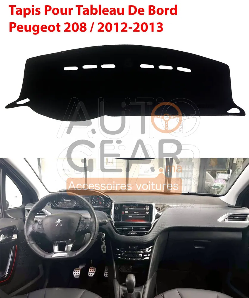 Cache Tableau de Bord Peugeot 208 (2012-2013) vue 2