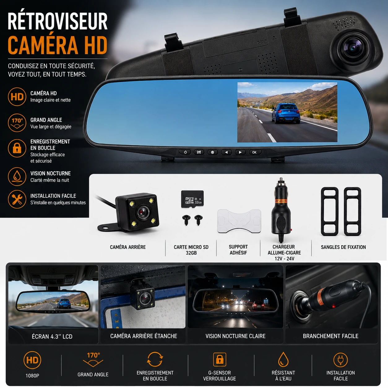 Camera Voiture 360 Degrés Maroc vue 4